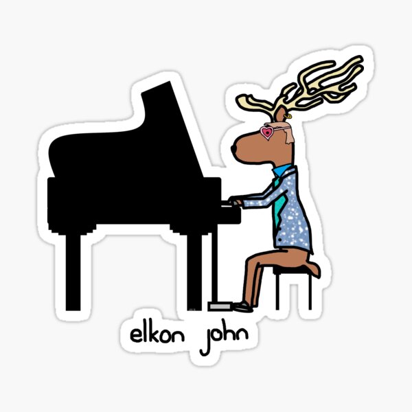 elkon john Sticker