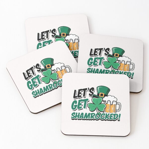 Item preview, Let's get shamrocked, st patrick's day designed and sold by AnimalsDH305.