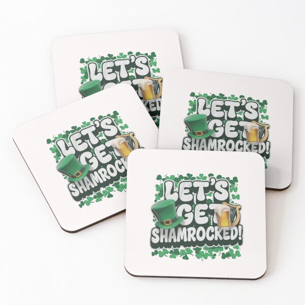 Item preview, Let's get shamrocked, st patrick's day designed and sold by AnimalsDH305.