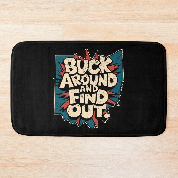 Item preview, Buck Around and Find Out Ohio Map Oldschool Vintage designed and sold by GregArtShop.