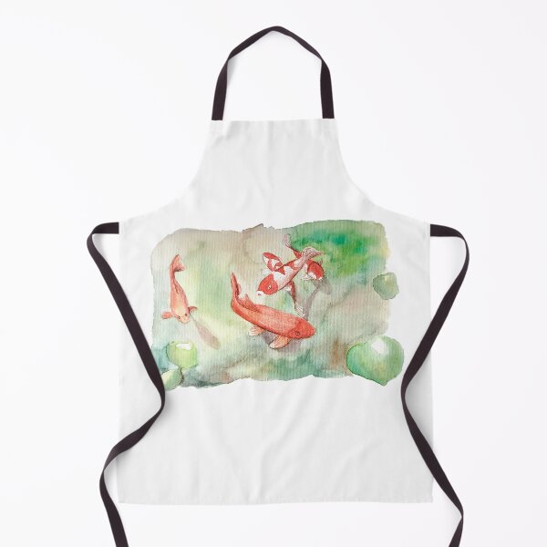 Item preview, Golden Koi in Watercolor – Serenity in the Pond designed and sold by Andreia Magic Kids.