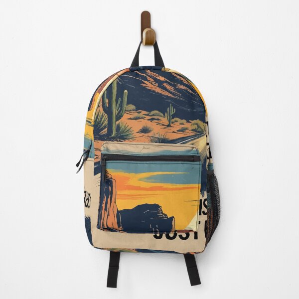 Item preview, Desert Road Sunset – Inspirational Retro Landscape Art designed and sold by Moss and Moon Studio.
