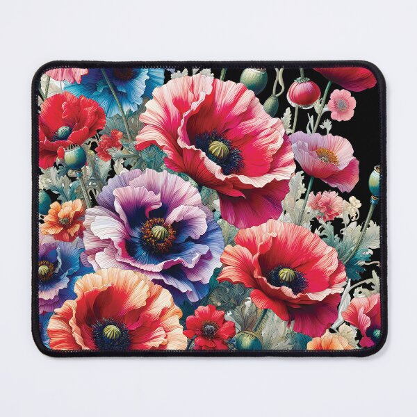 Item preview, Colorful Poppies D1 designed and sold by HappyHavenStu.