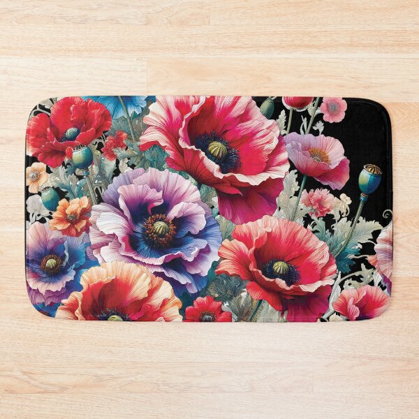 Item preview, Colorful Poppies D1 designed and sold by HappyHavenStu.