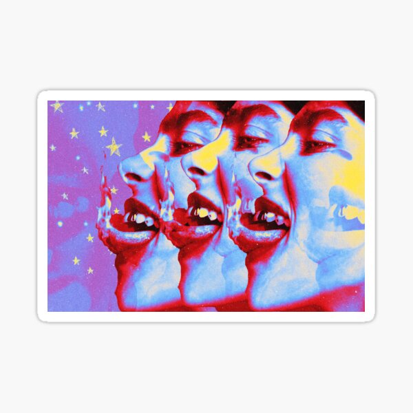 Aperçu de l'œuvre Billy Paupière Flamme Langue Fan Art Pop Art créée et vendue par popartdemo.