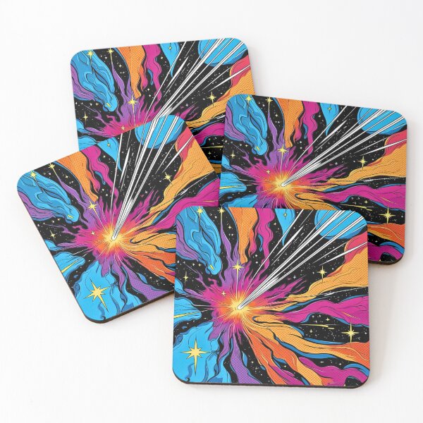 Item preview, Diseño abstracto de camuflaje de nebulosa de lluvia de meteoritos designed and sold by CamouflageLab.