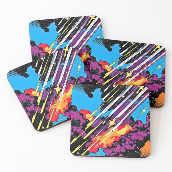 Item preview, Tema de nebulosa de camuflaje de lluvia de meteoritos vibrante designed and sold by CamouflageLab.