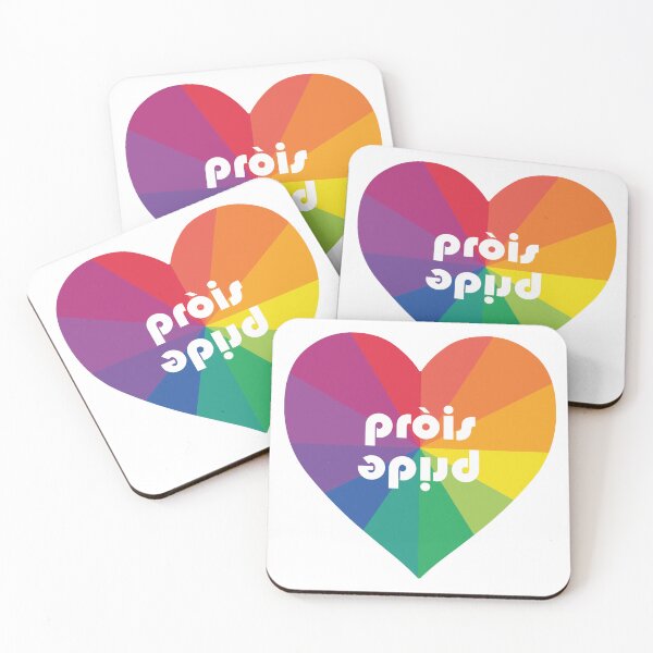 Item preview, pride | pròis in rainbow heart designed and sold by Mamaidh Made.
