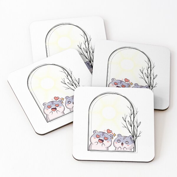 Item preview, Love-Struck Hamsters by the Window designed and sold by KA-Design-Art.
