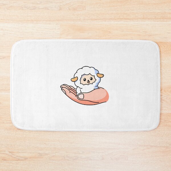 Item preview, Tiny Fluffy Lamb in Hand designed and sold by yogiskencing.