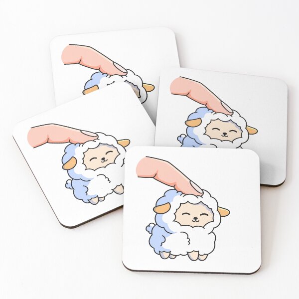 Item preview, Happy Fluffy Sheep Getting Pets designed and sold by yogiskencing.