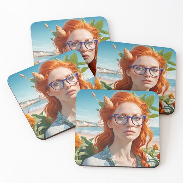 Item preview, Radiant Ginger Beauty – Sun, Sea & Curls designed and sold by GrizzlyCollective.