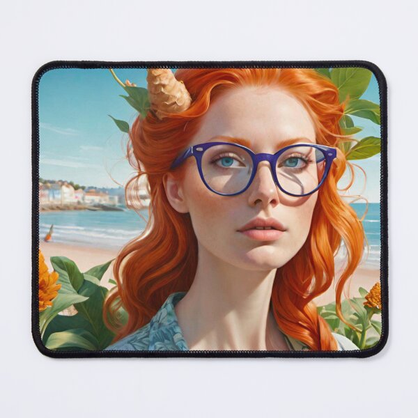 Item preview, Radiant Ginger Beauty – Sun, Sea & Curls designed and sold by GrizzlyCollective.
