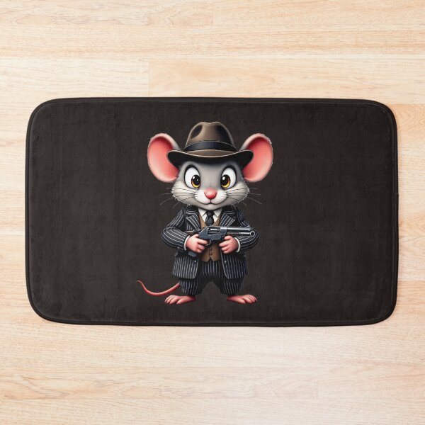 Item preview, Mob Boss Gangster Mouse designed and sold by SteadyRolling.
