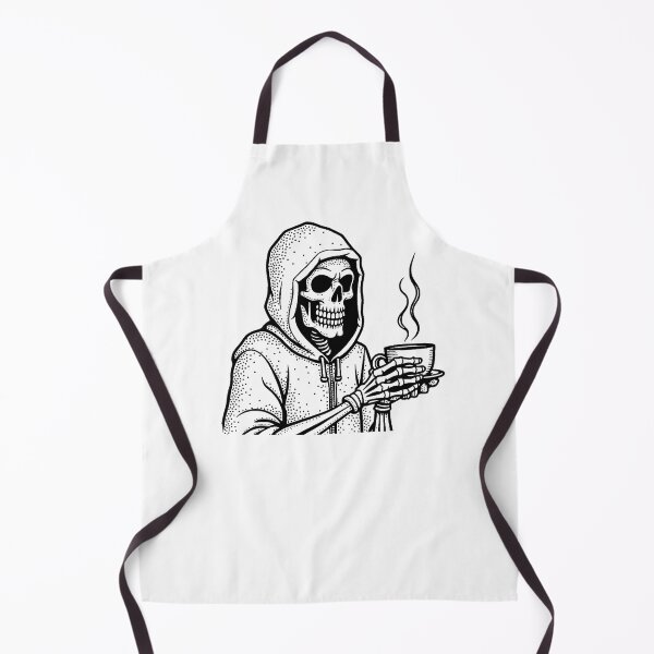 Item preview, Modern Trendy Funny Skeleton Drinking Coffee Caffeine Lover designed and sold by SOUFIANE1991.