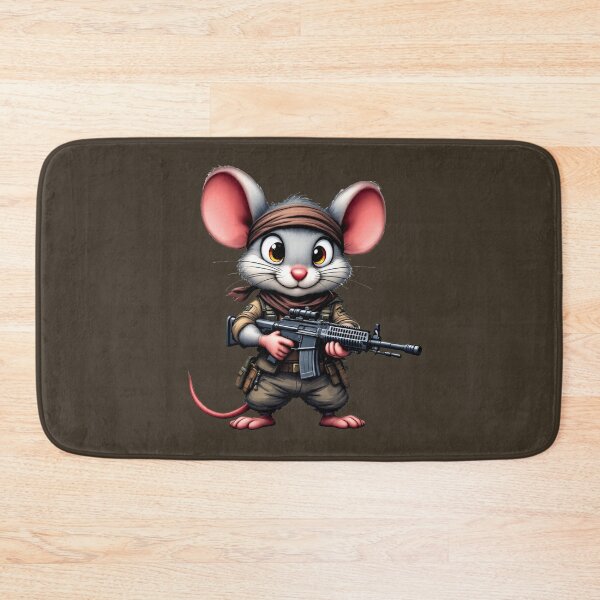 Item preview, Battle Ready Tactical Mouse Warrior designed and sold by SteadyRolling.