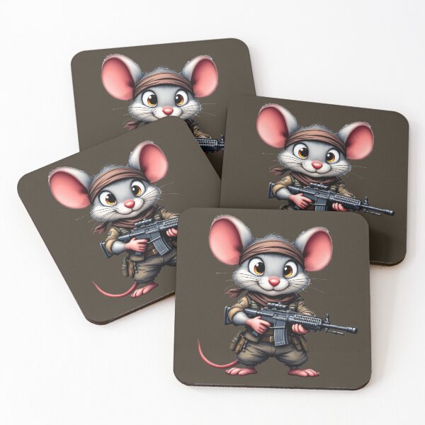 Item preview, Battle Ready Tactical Mouse Warrior designed and sold by SteadyRolling.