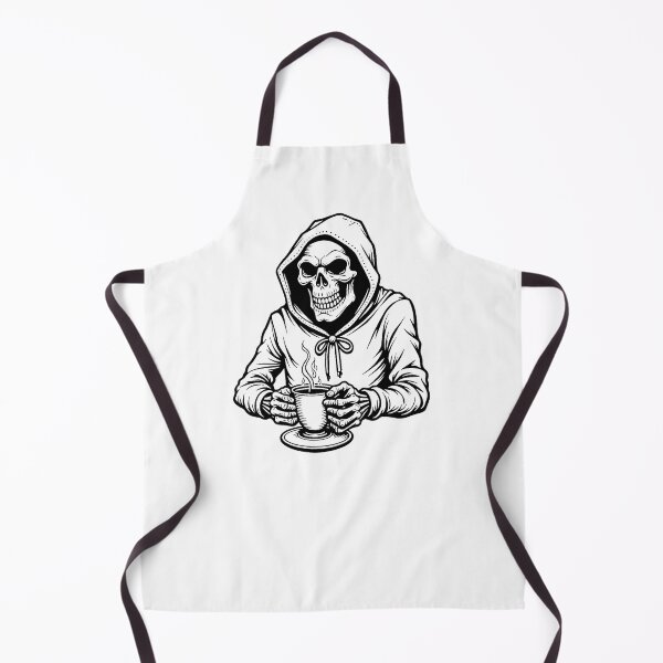 Item preview, Modern Trendy Funny Skeleton Drinking Coffee Caffeine Lover designed and sold by SOUFIANE1991.