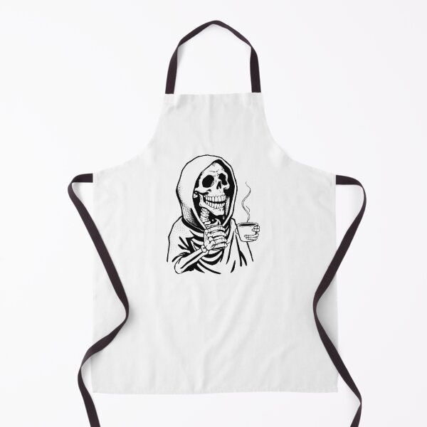 Item preview, Modern Trendy Funny Skeleton Drinking Coffee Caffeine Lover designed and sold by SOUFIANE1991.