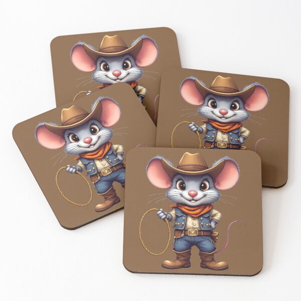 Item preview, Cowboy Mouse designed and sold by SteadyRolling.