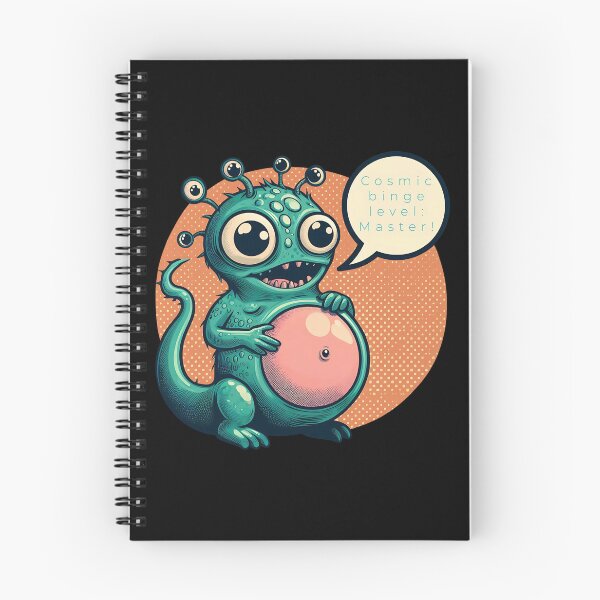 Item preview, Cosmic Binge Level: Master! | Humorous Alien Graphic designed and sold by Tw1nsAIArt.