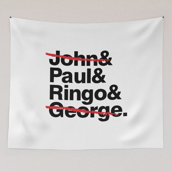 Artikelvorschau, John Paul Ringo George - White Album Version entworfen und verkauft von BedRock-Design.
