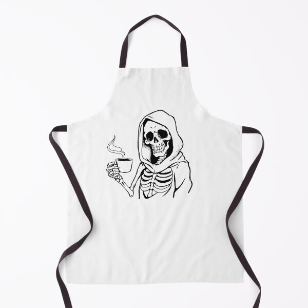 Item preview, Modern Trendy Funny Skeleton Drinking Coffee Caffeine Lover designed and sold by SOUFIANE1991.