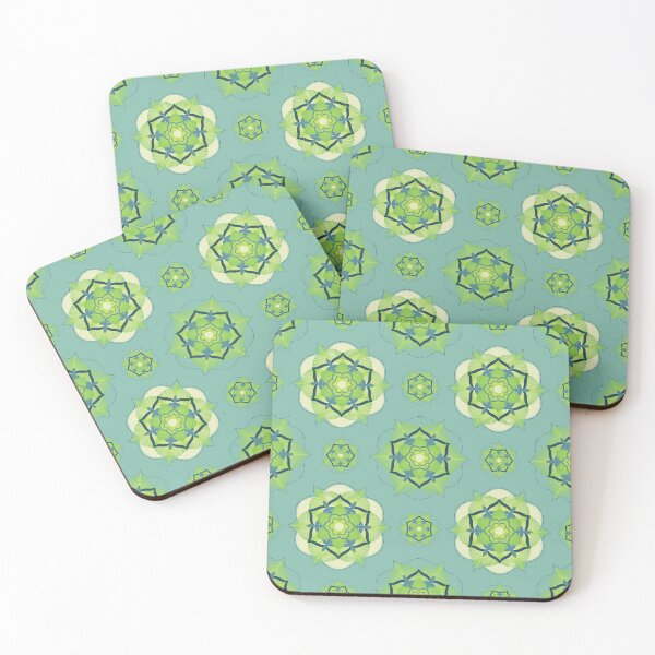 Item preview, Emerald Islamic Hexagon Floral Art designed and sold by Zakrytos ★★★★★.