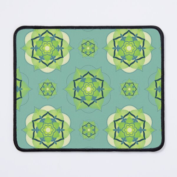 Item preview, Emerald Islamic Hexagon Floral Art designed and sold by Zakrytos ★★★★★.