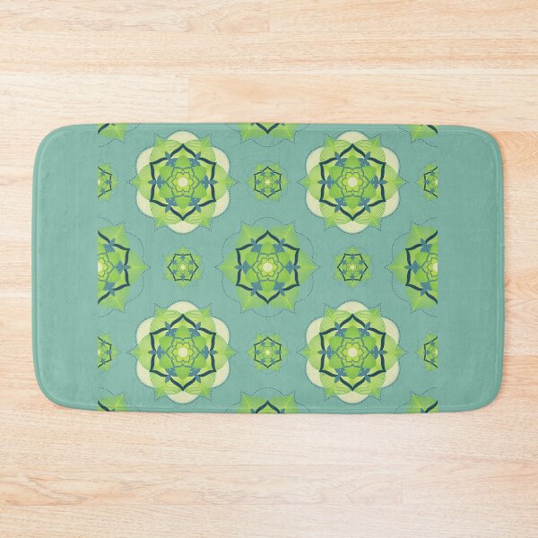 Item preview, Emerald Islamic Hexagon Floral Art designed and sold by Zakrytos ★★★★★.