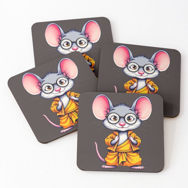 Item preview, Zen Monk Mouse - Mindful Journey designed and sold by SteadyRolling.