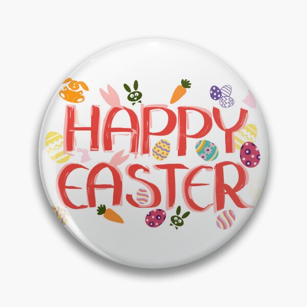Item preview, Colorful Easter Bunny with Eggs and Carrots Illustration – Happy Easter Design designed and sold by Pandositive.