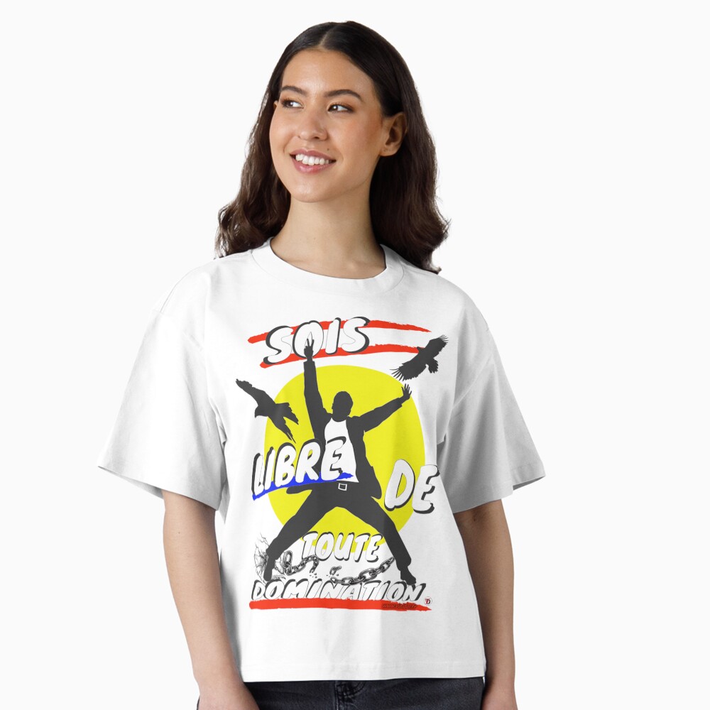 Aperçu de l'œuvre T-shirt boxy créée et vendue par Vinidal.