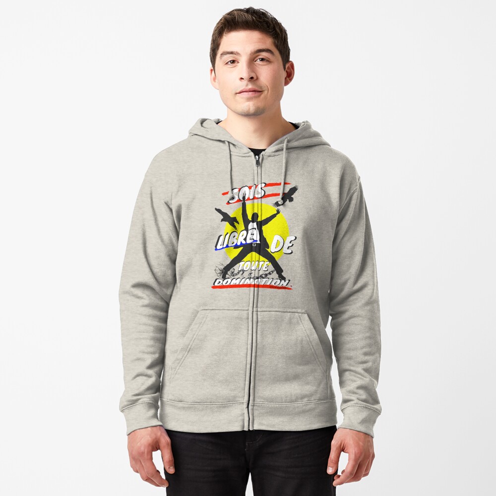 Aperçu de l'œuvre Veste zippée à capuche créée et vendue par Vinidal.