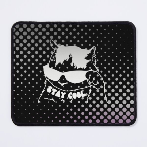 Item preview, Cat with Shades LGBTQ Graphic, Asexual pride flag graphic, Cute Rainbow Cat with Shades, Stay Cool, LGBTQ, outdoors, summer, summer vibes, rainbow colors, designed and sold by PrideBeProud.