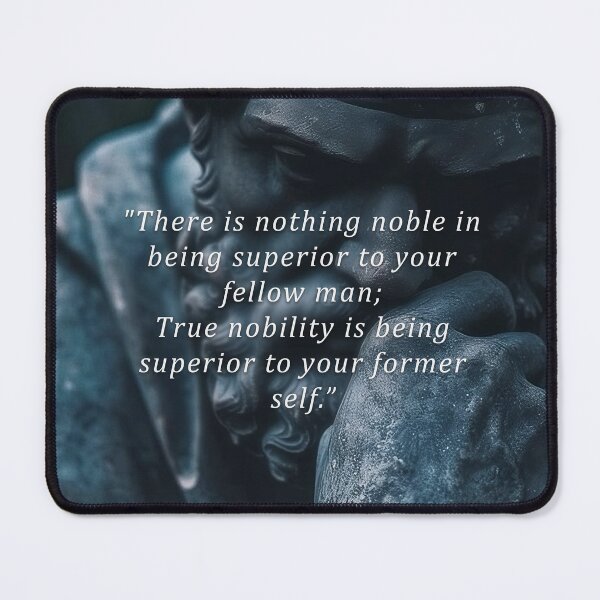 Item preview, No Nobility in Competition - Stoicism Quotes designed and sold by Patryk Wiatrowski.