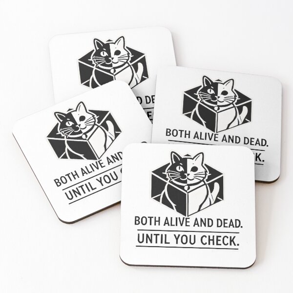 Item preview, Schrödinger's Cat – Both Alive and Dead designed and sold by BoldteeArt.