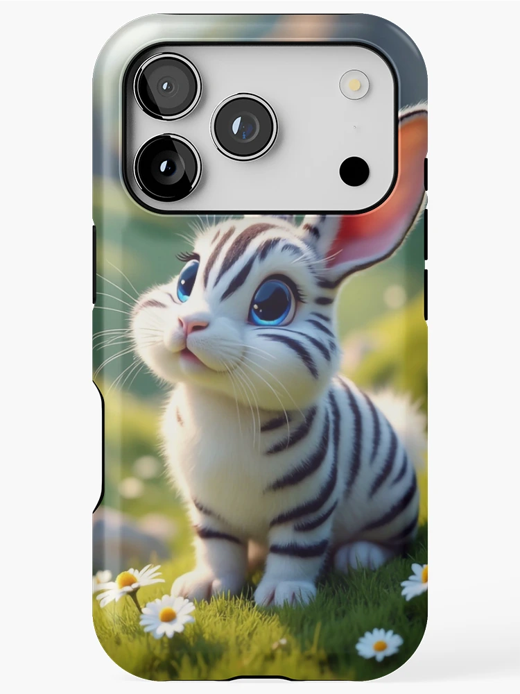 Thumbnail 1 of 4, iPhone Case, Adorable Spring Rabbit designed and sold by m-y-A-I-A-R-T-.