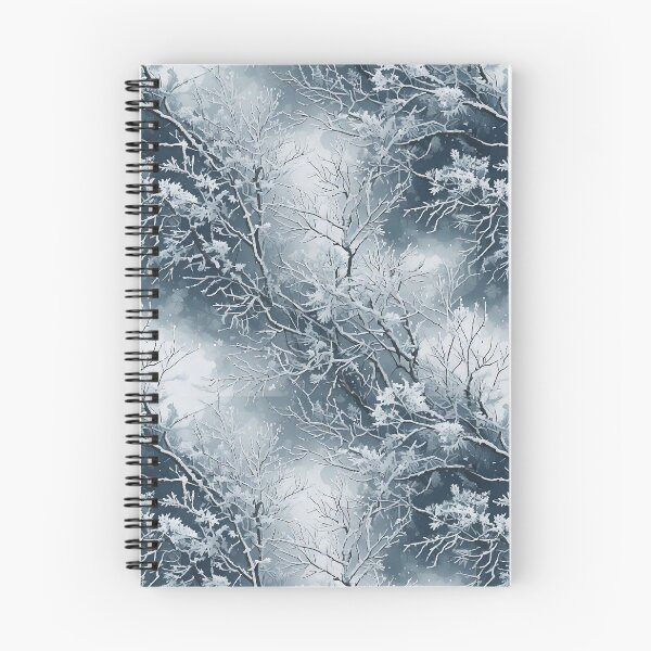 Item preview, snow dusted branches with icy textures designed and sold by Designbes.