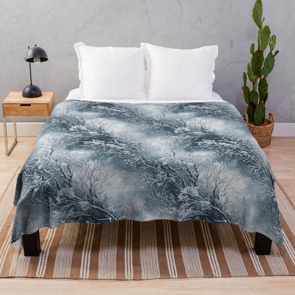 Item preview, snow dusted branches with icy textures designed and sold by Designbes.