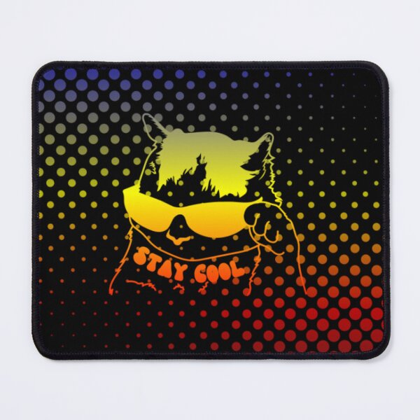 Item preview, Cat with Shades LGBTQ Graphic, Polyamory pride flag graphic, Cute Rainbow Cat with Shades, Stay Cool, LGBTQ, outdoors, summer, summer vibes, rainbow colors, designed and sold by PrideBeProud.