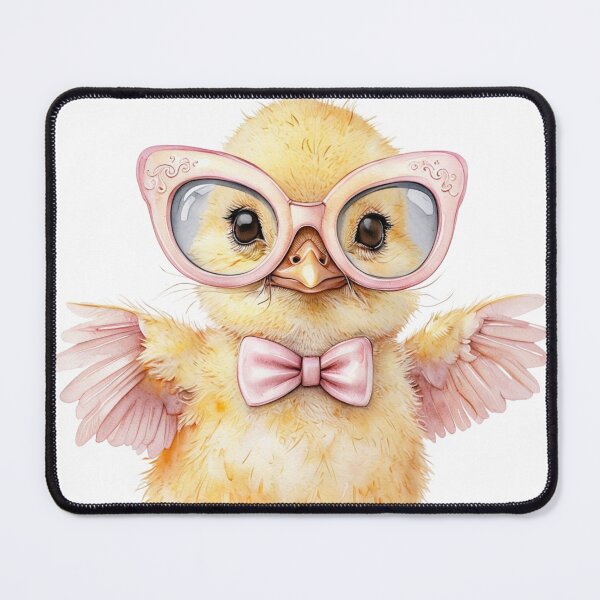 Item preview, Cute Chick with Glasses designed and sold by CreatedbyKandJ.