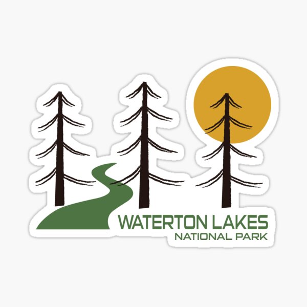 Item preview, Waterton Lakes National Park Trail designed and sold by Esskay Designs.