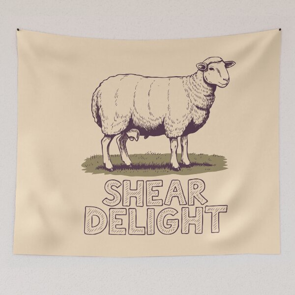 Item preview, Shear Delight - Sheep Shearer Word Play 004 designed and sold by TeesYouWant.