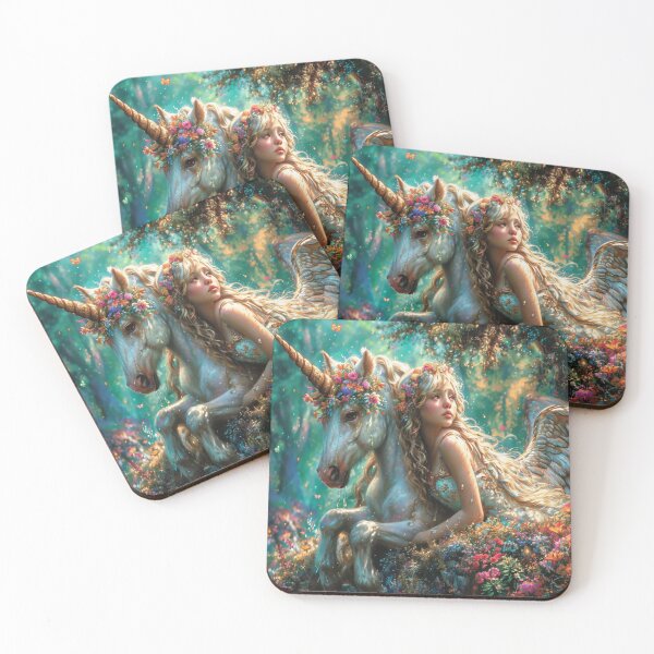 Item preview, Unicorn and Angel designed and sold by Dawn van Doorn.