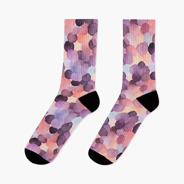 Item preview, Purple and pink multicolor abstract watercolor designed and sold by DigitaICraft.