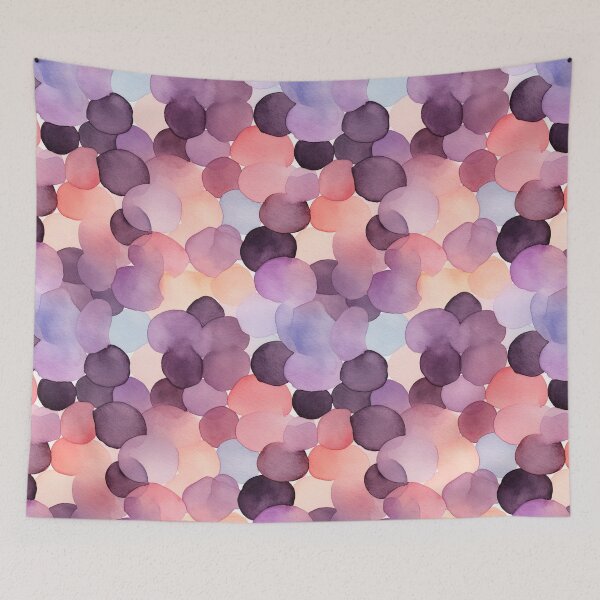 Item preview, Purple and pink multicolor abstract watercolor designed and sold by DigitaICraft.