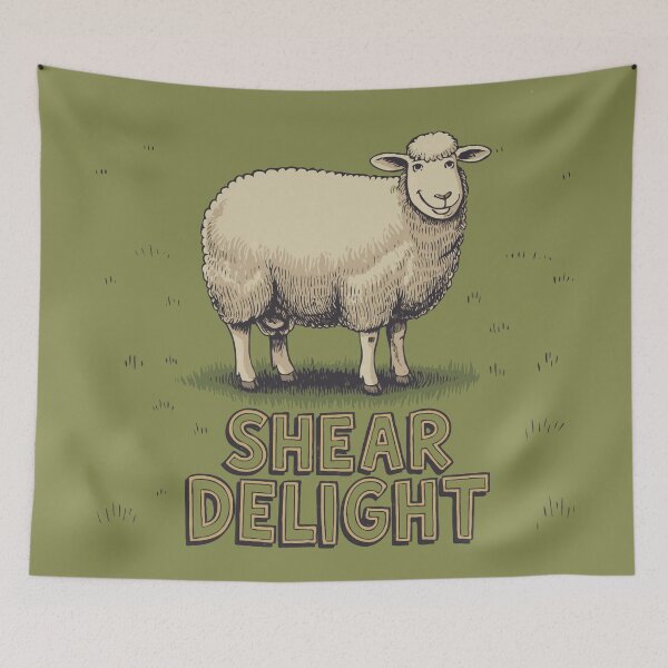 Item preview, Shear Delight - Sheep Shearing Word Play 002 designed and sold by TeesYouWant.