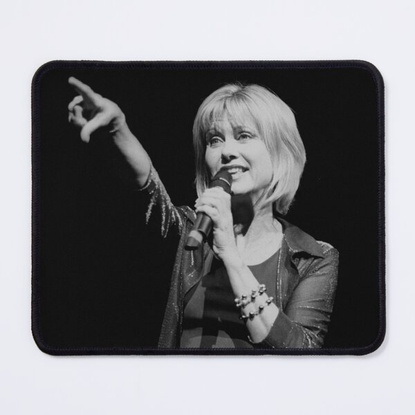 Item preview, Olivia Newton John - BW Photograph designed and sold by ConcertImages.