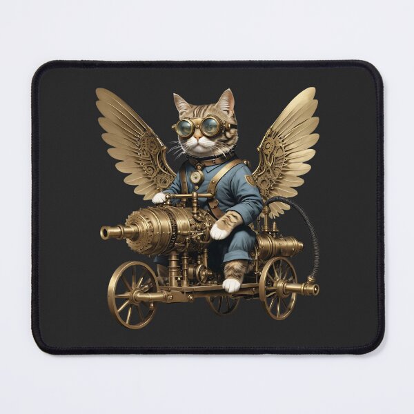 Item preview, Adventurous Steampunk Cat, ideal gift designed and sold by Indoni.